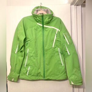 Vintage Salomon Brilliant Gorpcore Snowboard Ski Jacket Medium Bright Green